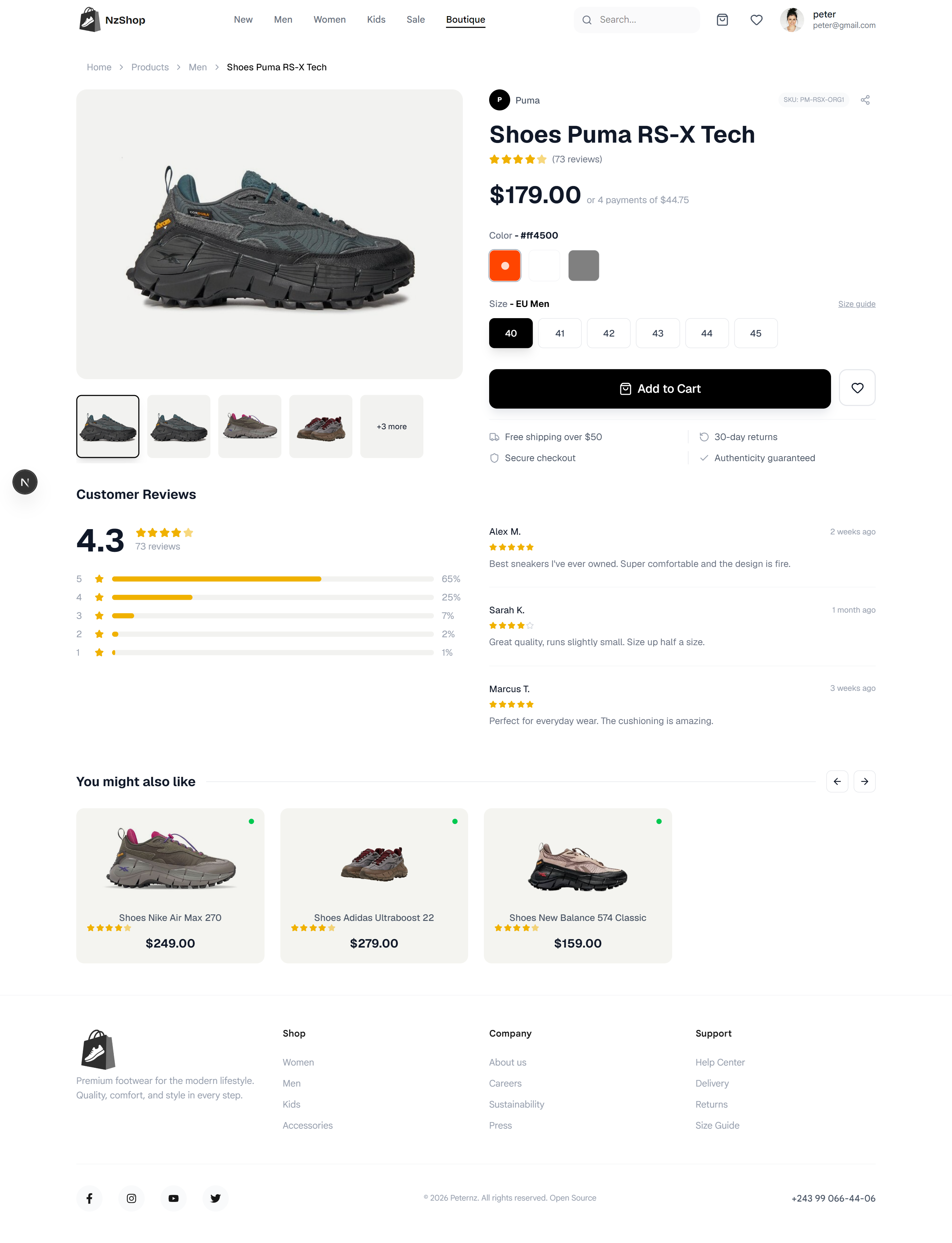 NzShop - Objectifs - Image 2 - Projet réalisé par Peter Nzana, développeur web et mobile à Lubumbashi