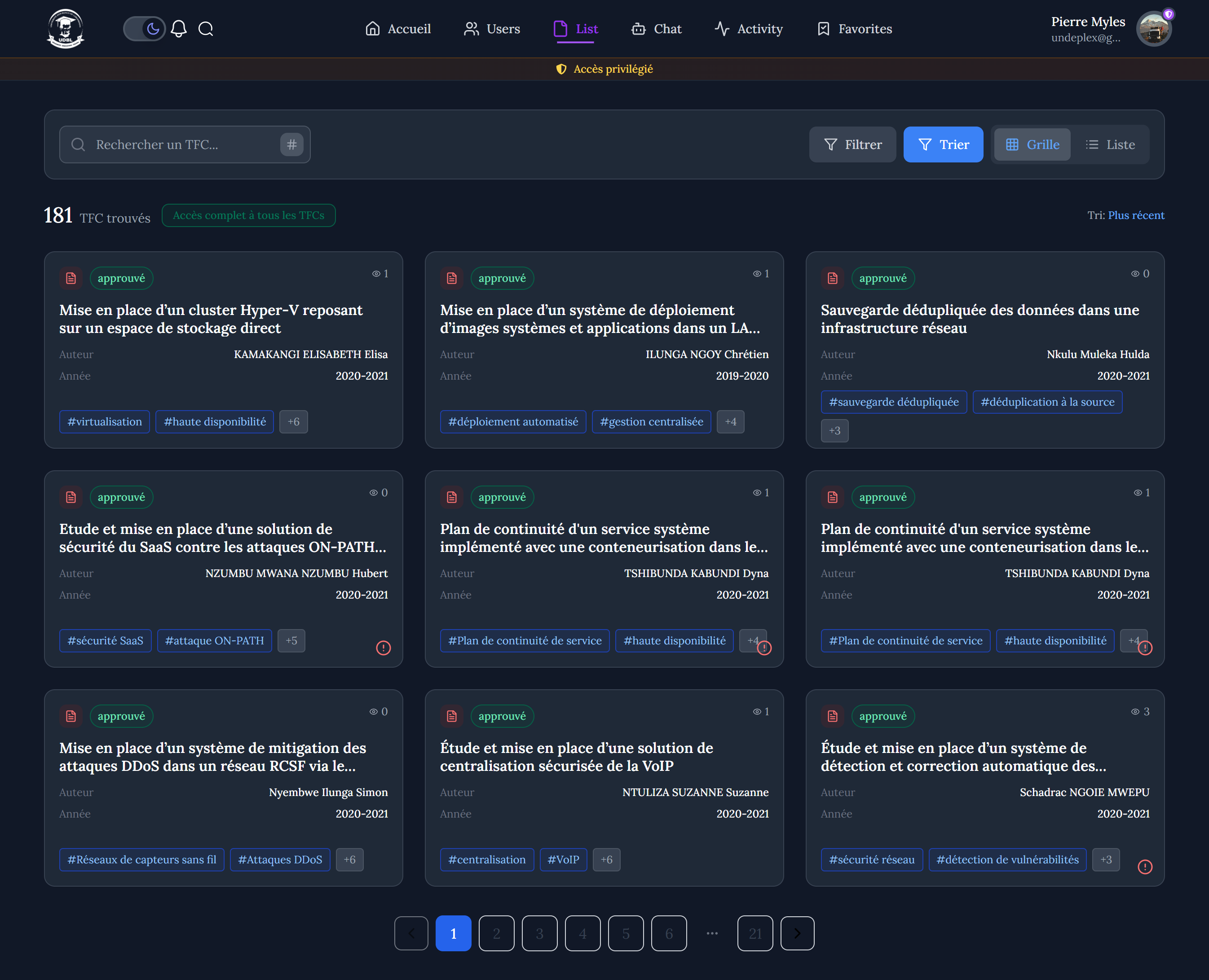 Recherche TFC IA - Contexte - Image 1 - Projet réalisé par Peter Nzana, développeur web et mobile à Lubumbashi