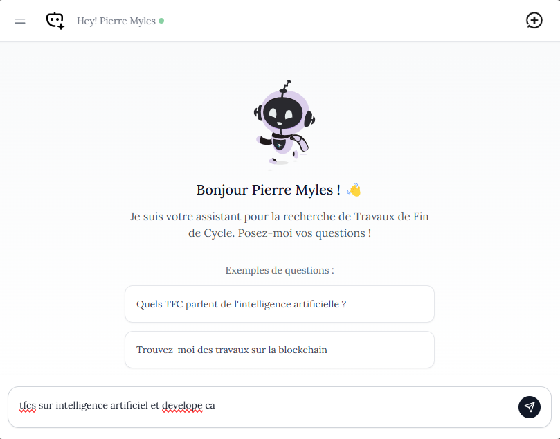 Recherche TFC IA - Approche - Image 3 - Projet réalisé par Peter Nzana, développeur web et mobile à Lubumbashi