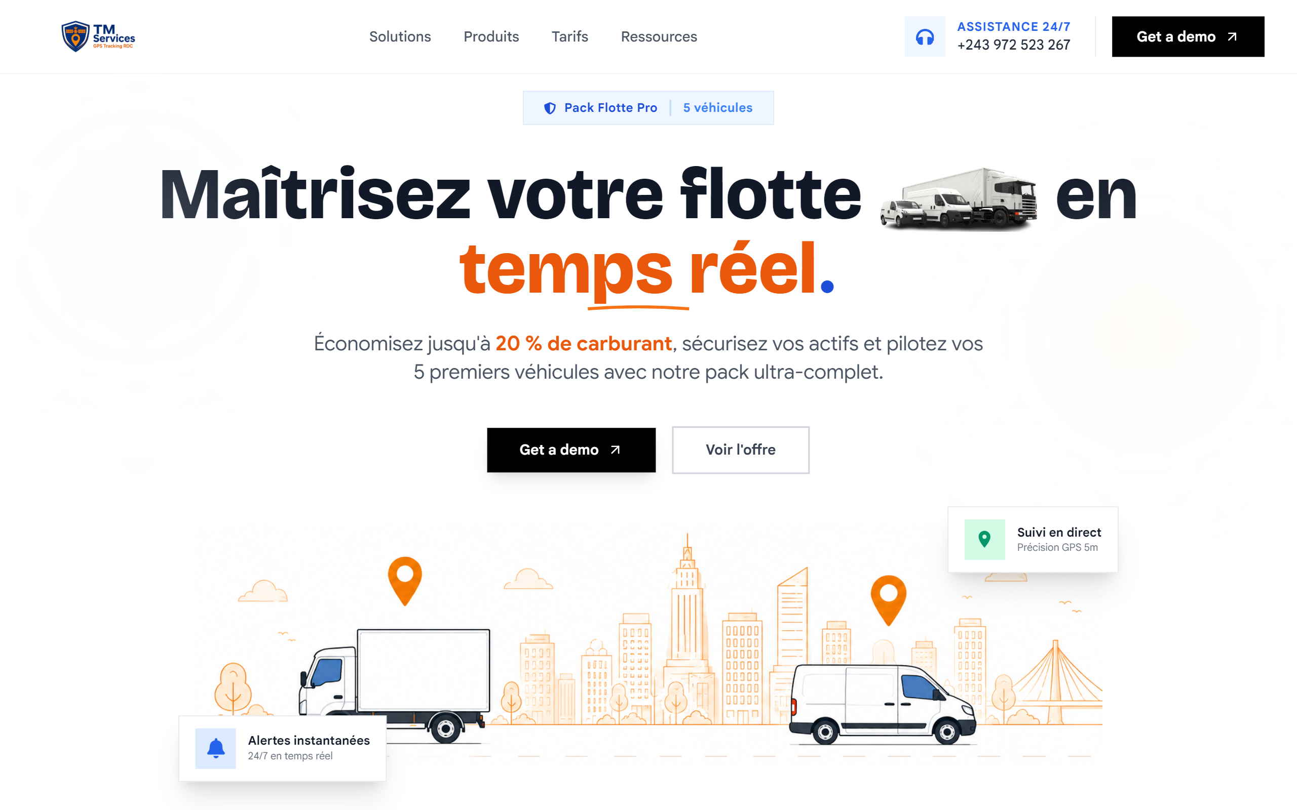 TM Services — projet de Peter Nzana